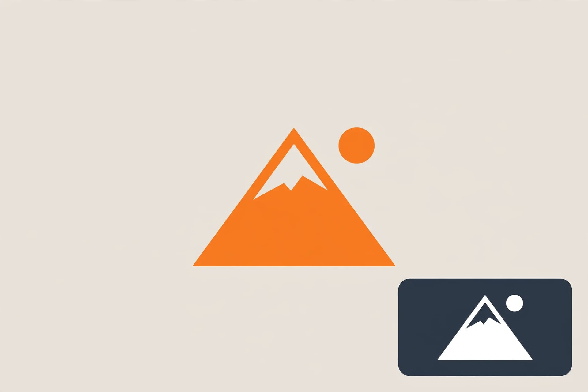 Minimalist Mountain Peak Logo Design example 2