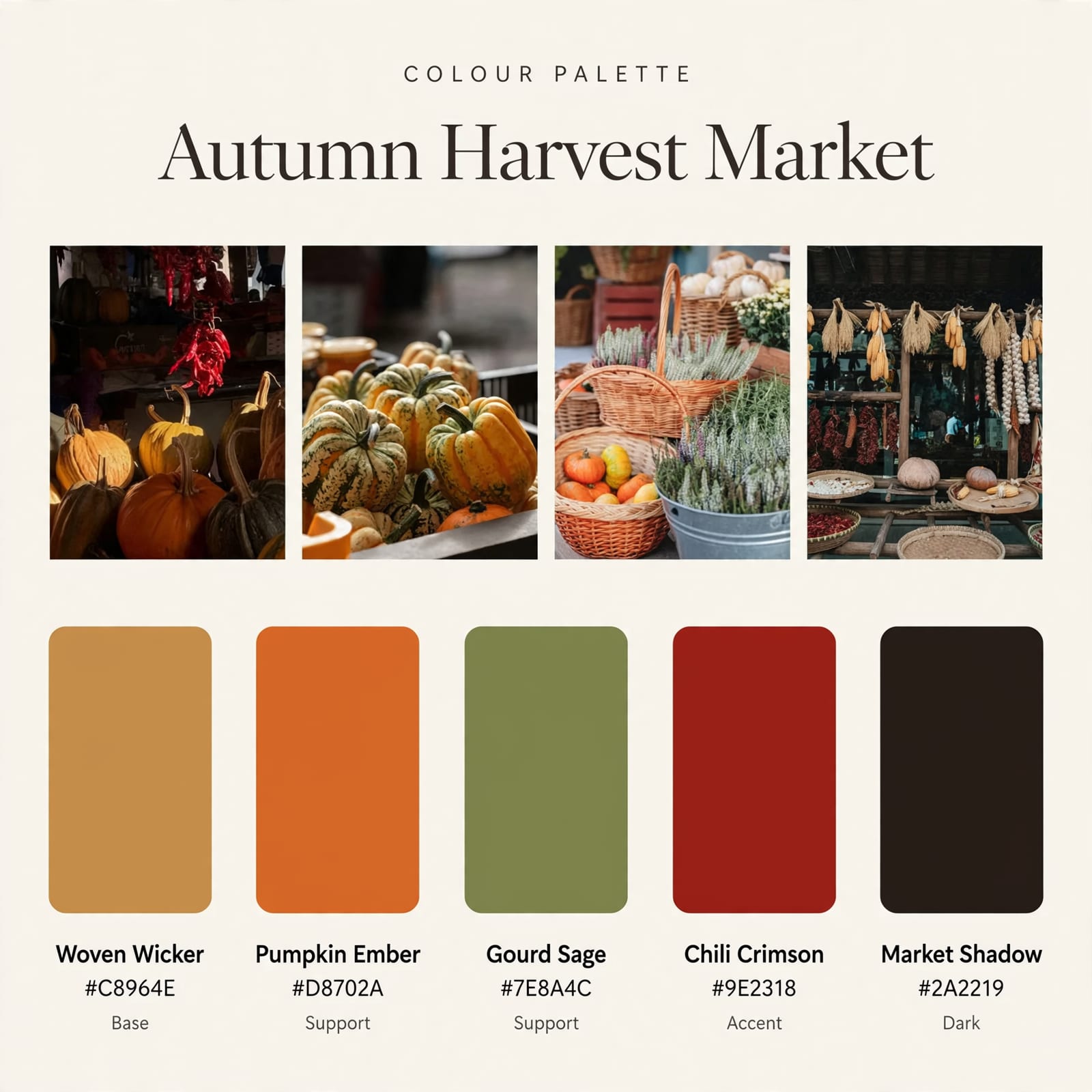 Autumn Harvest Market Color Palette example 2