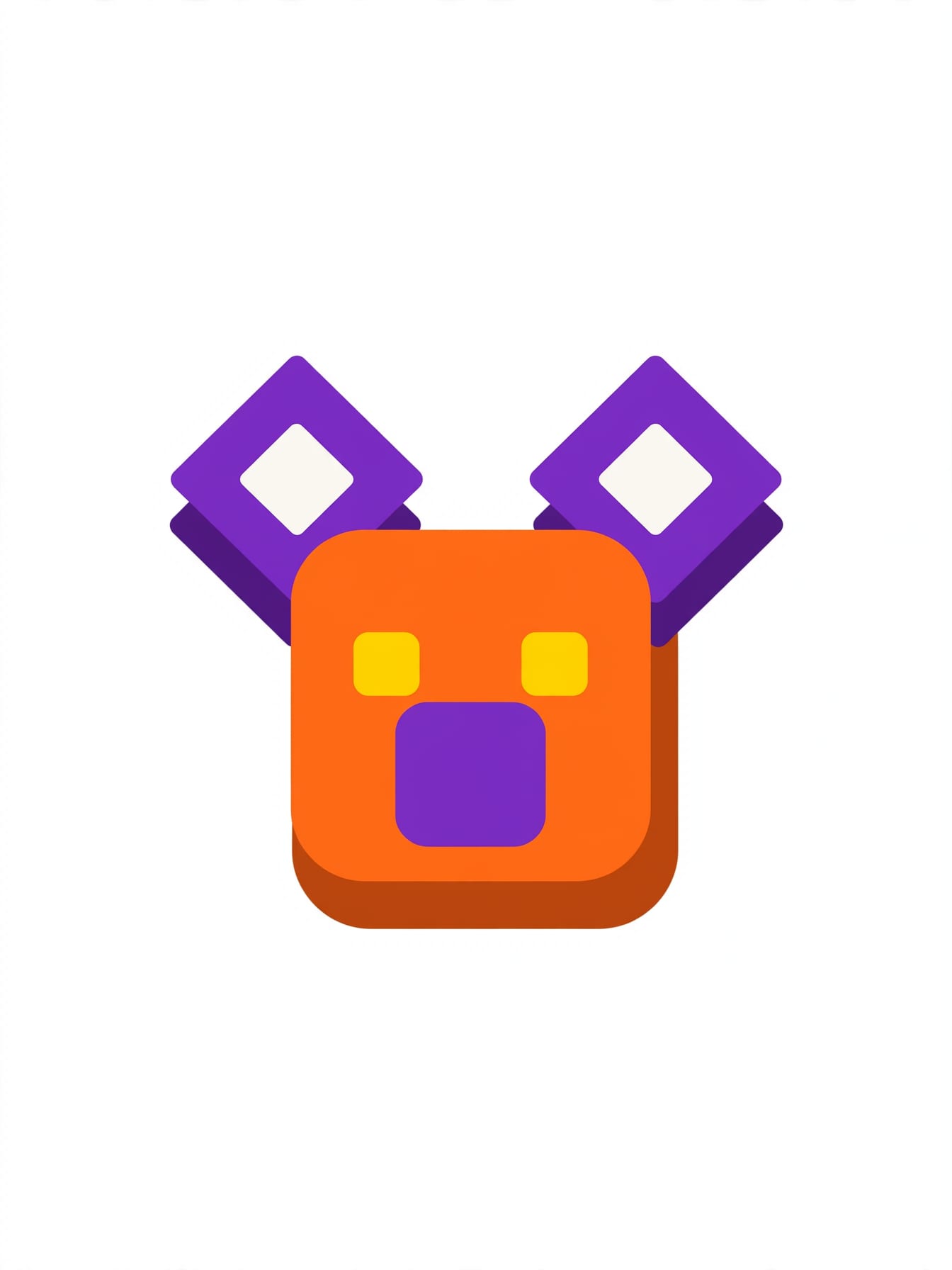 Stylized Geometric Dog Vector Logo example 2, output 2