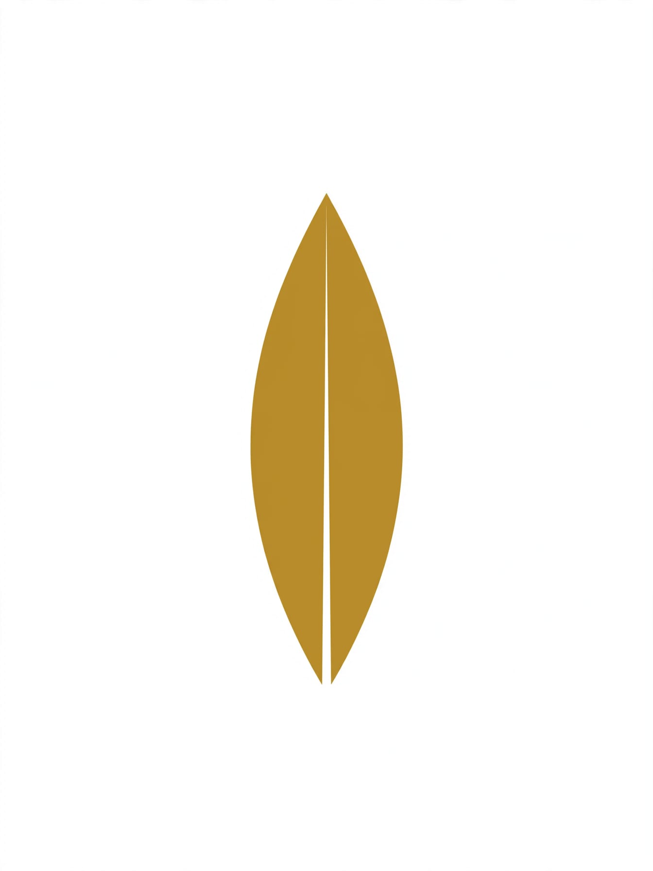 Stylized Leaf Logo on White Background example 3, output 2