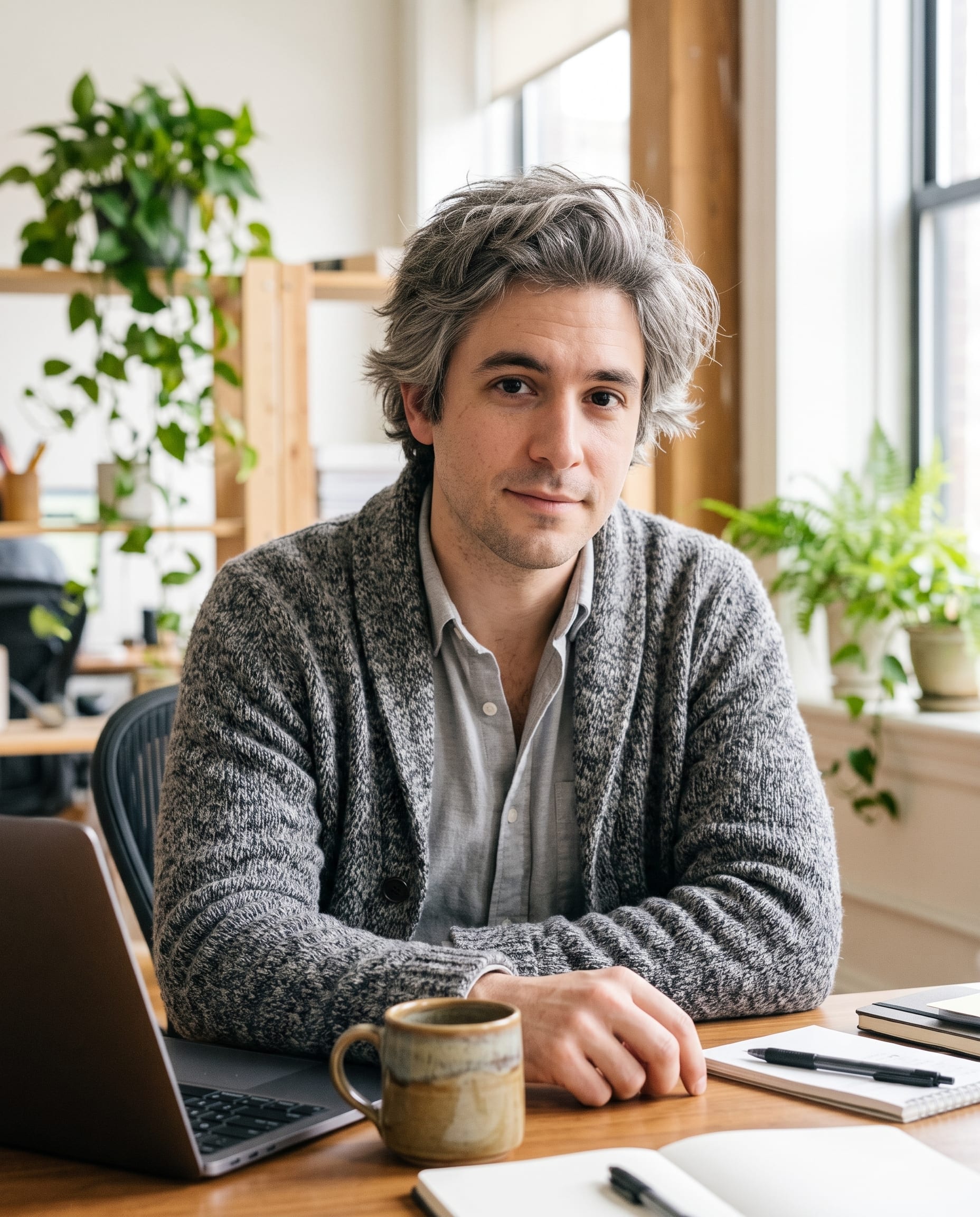 Professional Man at Office Desk example 5