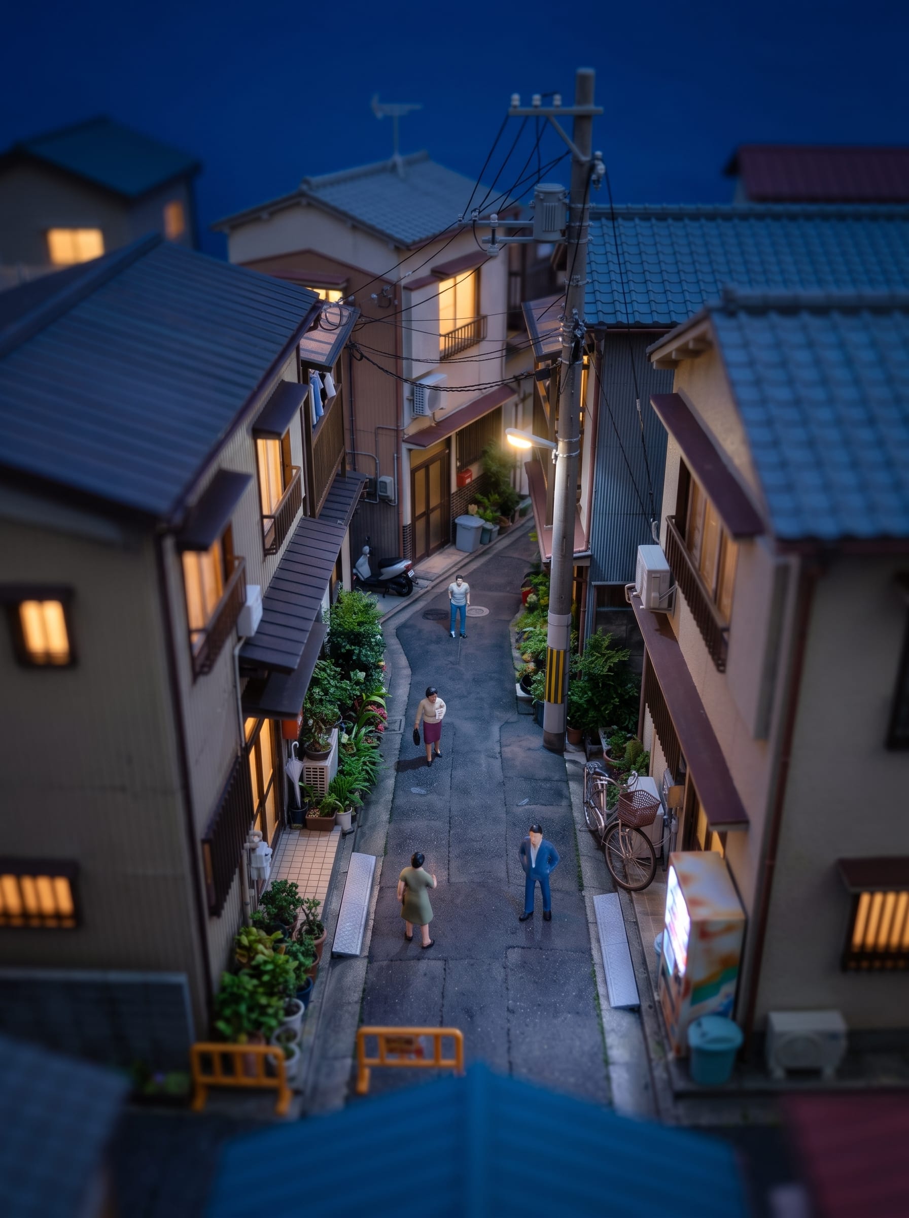 Miniature Japanese Alley at Twilight example 5