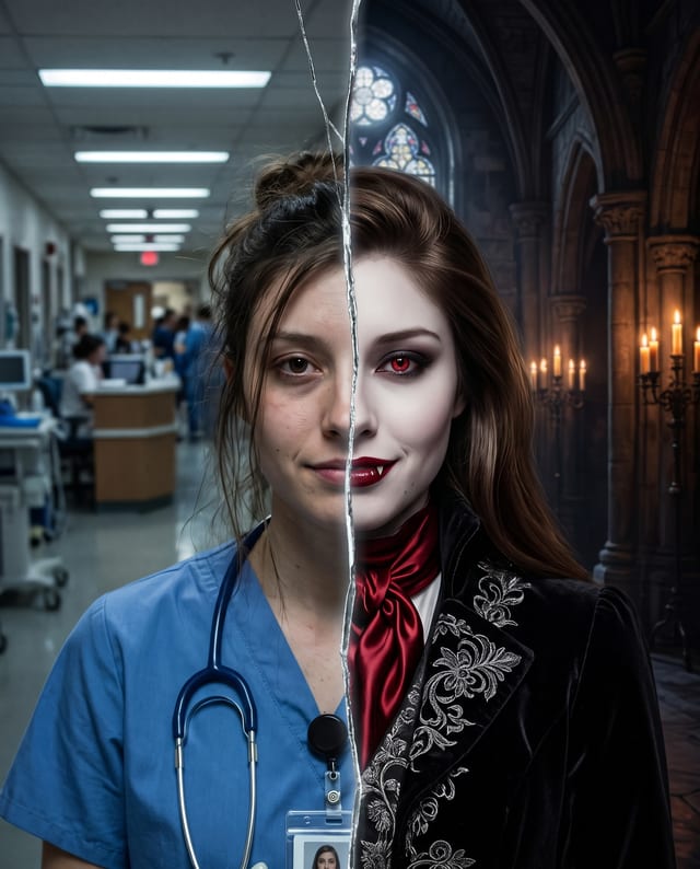Haunted Mirror Before/After example 3
