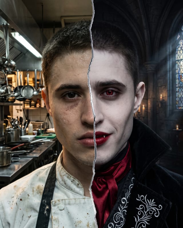 Haunted Mirror Before/After example 2