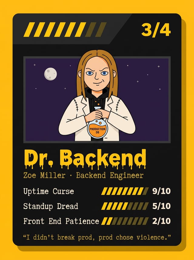 Monster Team Bios example 3