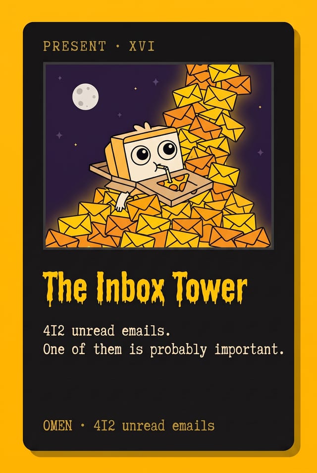 Cursed AI Tarot example 2