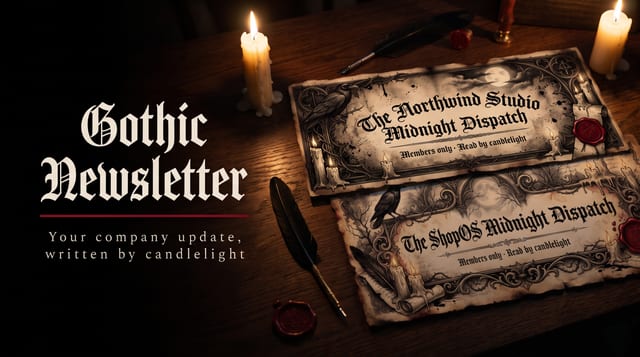 Gothic Newsletter cover image