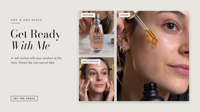 UGC Get Ready With Me (15s, any product) cover image