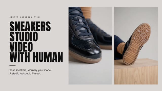 Sneakers - Studio Video (with human) cover image
