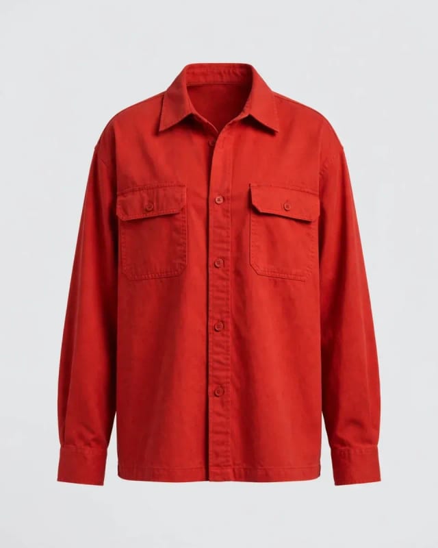 Meta AI illustration: Red overshirt