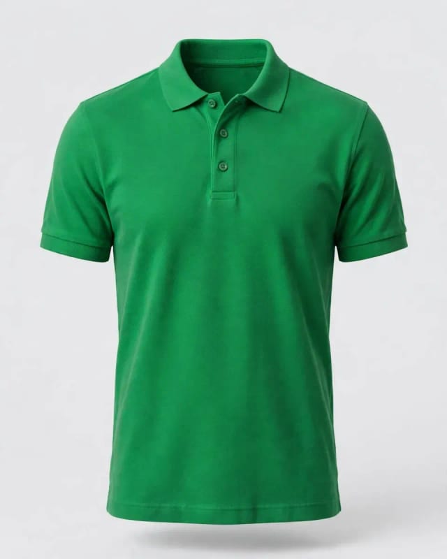 Meta AI illustration: Green knit polo
