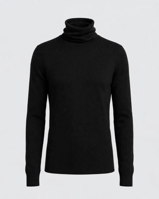 Meta AI illustration: Black turtleneck