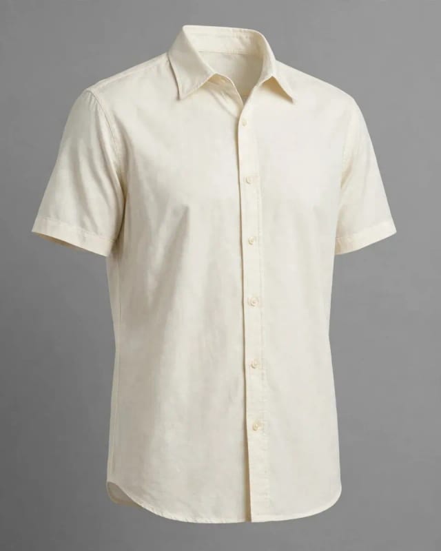 Meta AI illustration: Plain light camp shirt