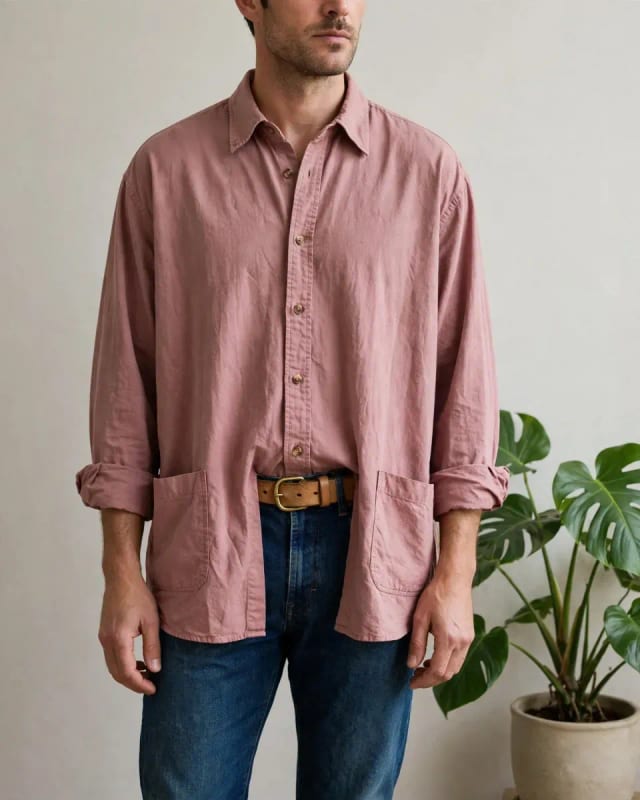 Meta AI illustration: Rose shirt in a lifestyle setting