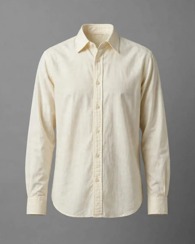 Meta AI illustration: Pale yellow long-sleeve shirt