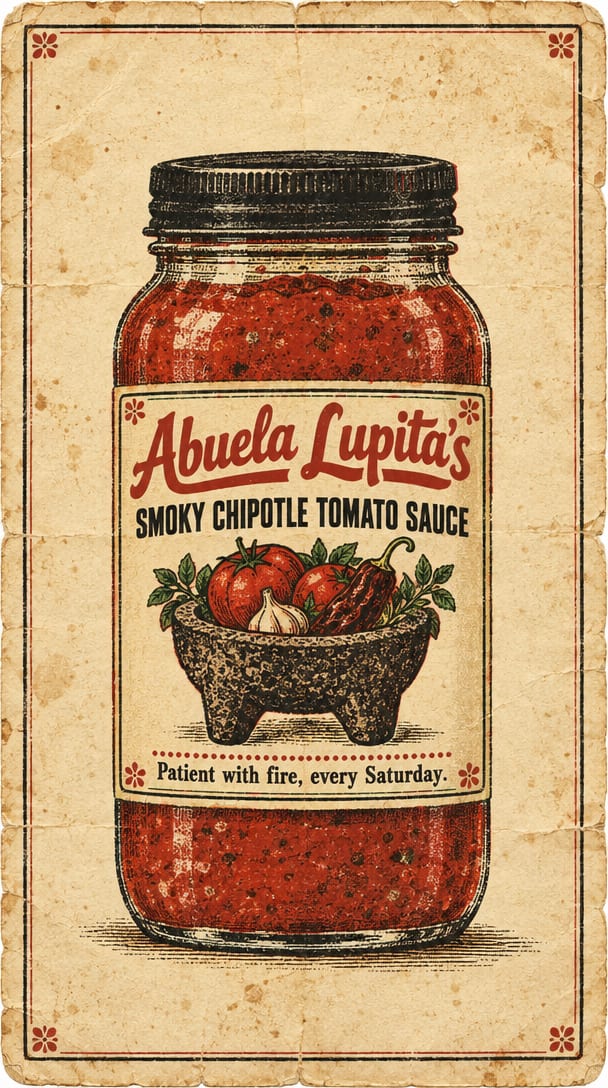 Nonna's Sauce Launch - Poster Ad + Video example 3