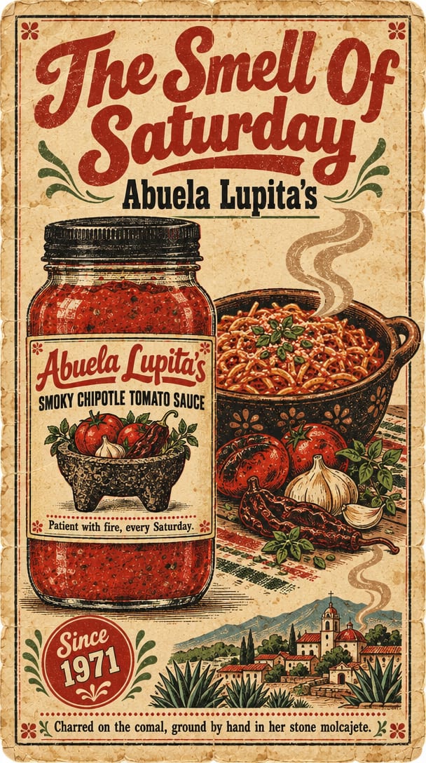 Nonna's Sauce Launch - Poster Ad + Video example 3, output 2