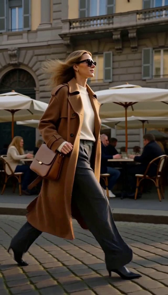 Chic Fashion Stride in Milan example 10