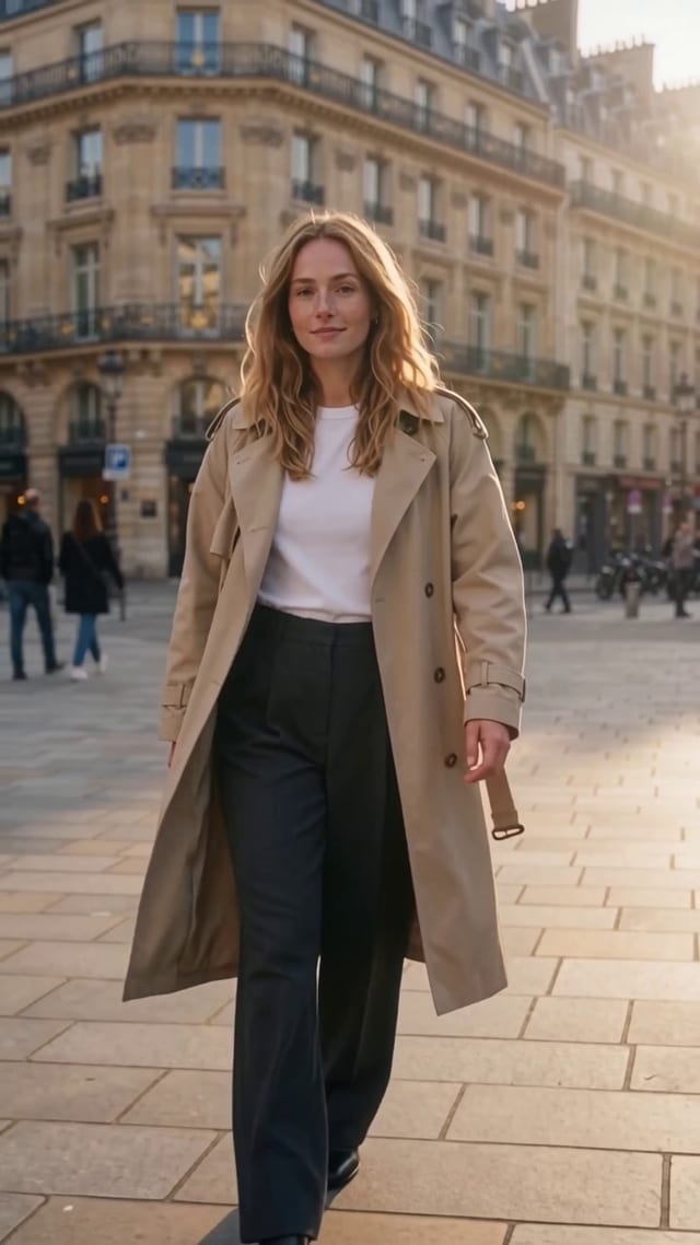 Trench Coat Style on Parisian Street example 8