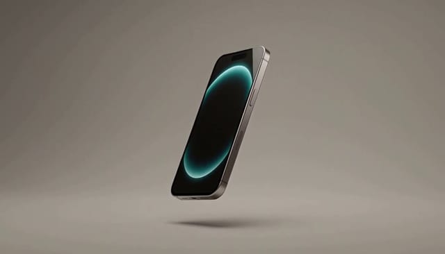 Rotating Modern Smartphone in Studio example 6