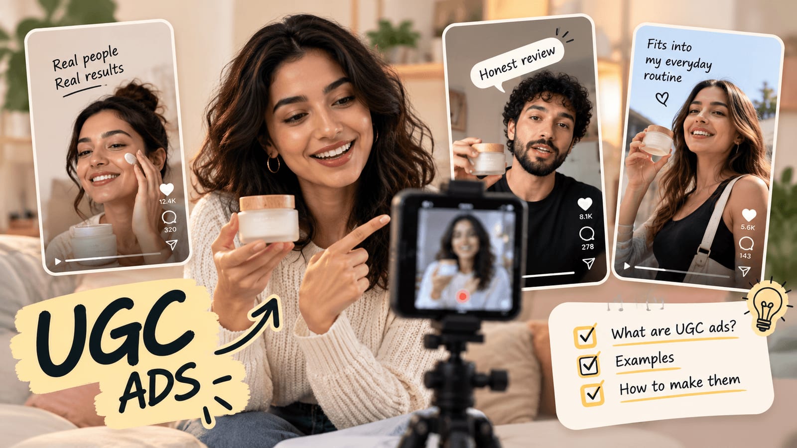 What are UGC ads? Examples and how to make them